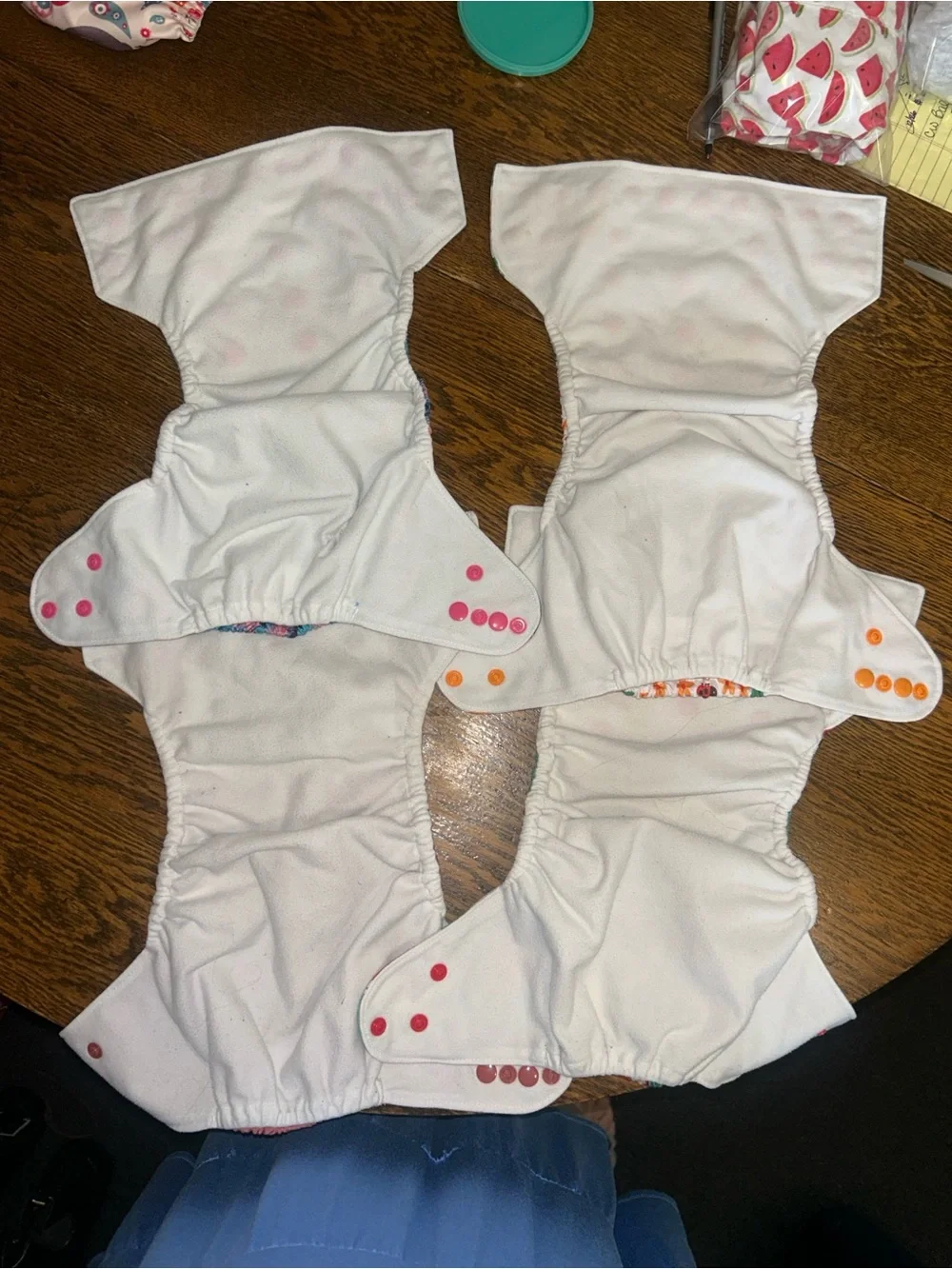 Wegreeco Adjustable Kids Cloth Diaper Cover - Coral, Teal, Navy, White Mix